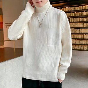 Fashion Sweater Youth Casual Slim Fit All-match Comfortable Pullover Top